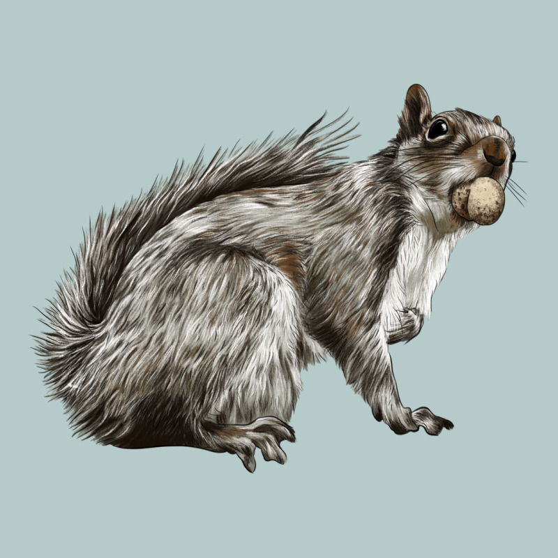 Gray Squirrel Heavy Core Tee by LillyAllenDesigns | Teevron