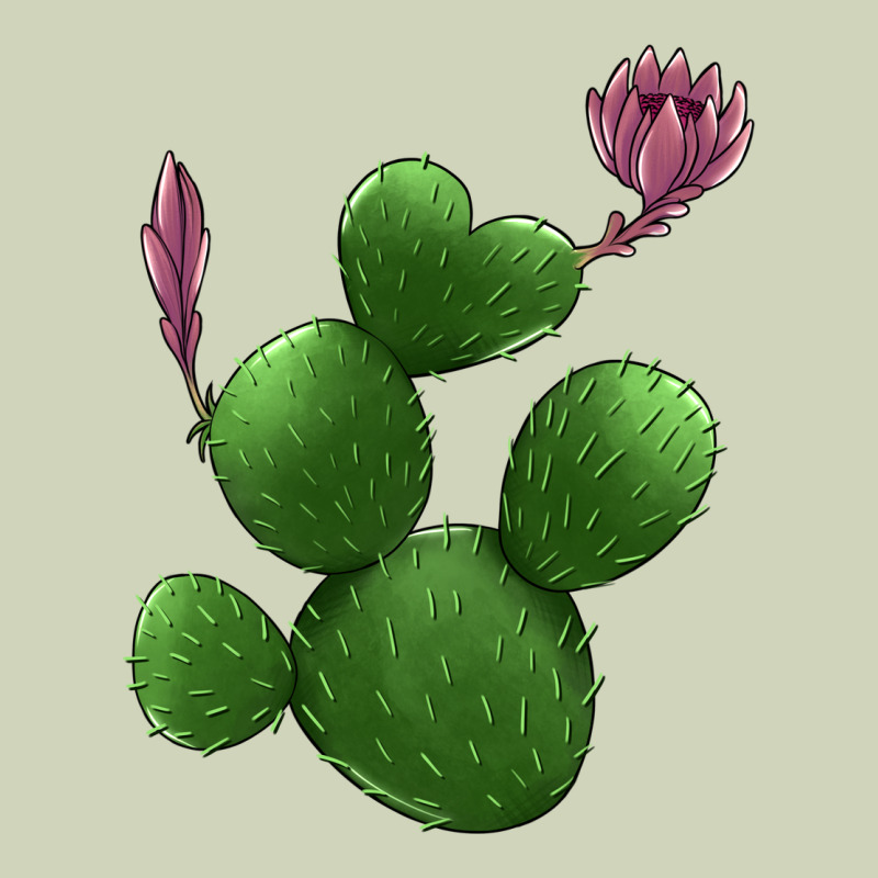 Heart Cactus Heavyweight Hoodie by Jasminsmagicworld | Teevron