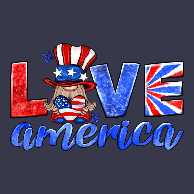 Love America Gnome Long Sleeve Tee by HRA Design Shop | Teevron