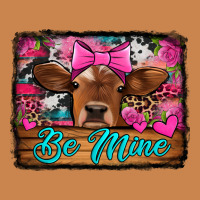 Be Mine Valentine's Day Cow Heavyweight Hoodie | Teevron
