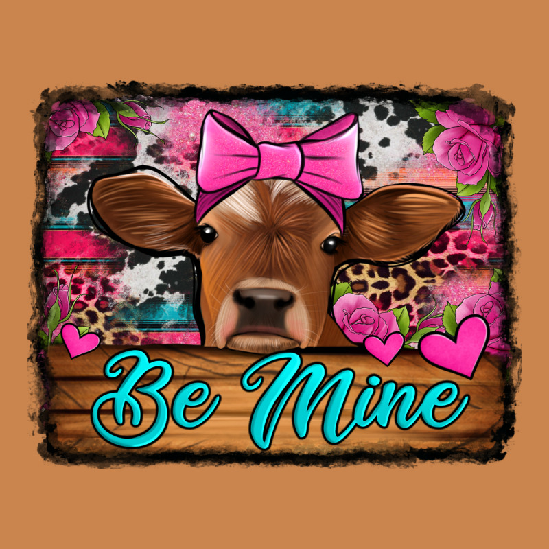 Be Mine Valentine's Day Cow Heavyweight Hoodie by Jasminsmagicworld | Teevron