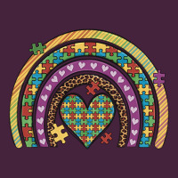 Autism Awareness Heart Leopard Rainbow Premium Tee | Teevron