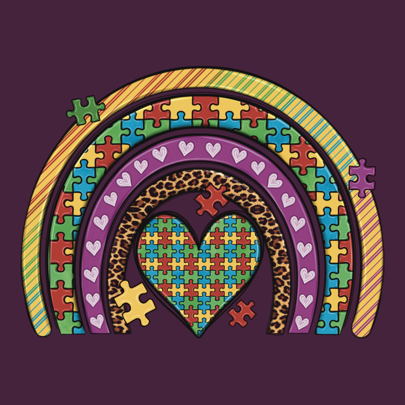 Autism Awareness Heart Leopard Rainbow Premium Tee by Artiststas | Teevron