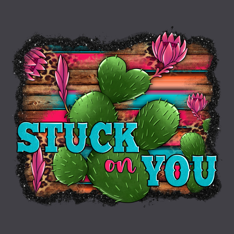 Stuck On You Heart Cactus Serape Leopard Background Heavyweight Hoodie by Jasminsmagicworld | Teevron
