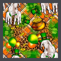 St Patricks  Goat Family With Balloons Seamless Long Sleeve Tee | Teevron