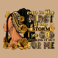 Even In The Midst Of My Storm Afro Woman Vintage Hoodie | Teevron