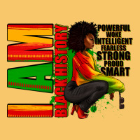I Am Black History Afro American Woman Vintage Hoodie | Teevron