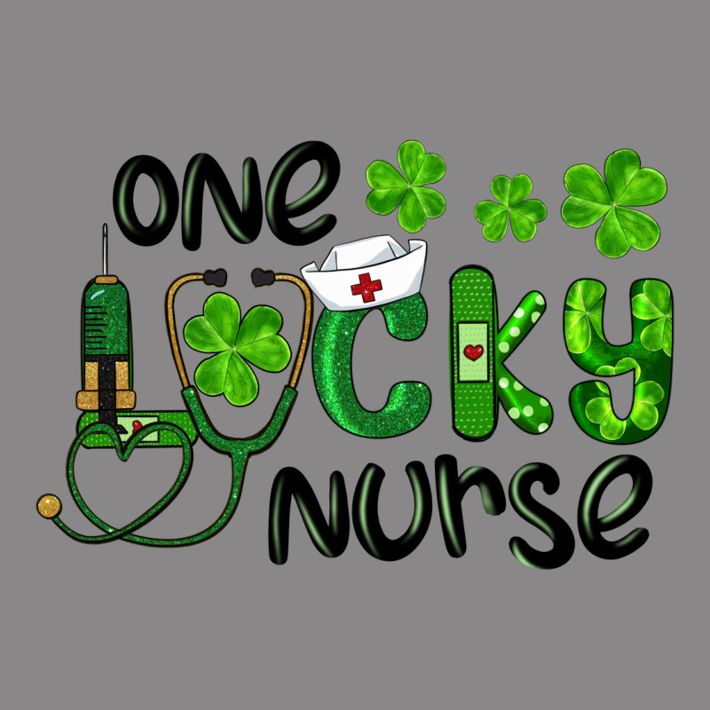 St. Patrick's Day One Lucky Nurse Vintage Tee by RanaPortraitStore | Teevron