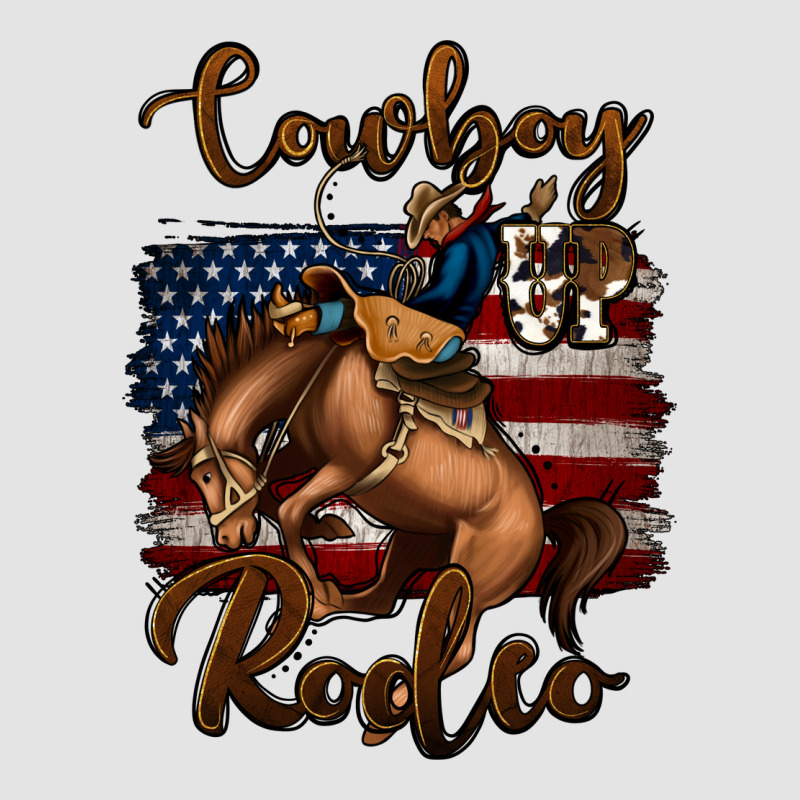 Cowboy Up Rodeo Bucking Bronco Premium Sweatshirt by Jasminsmagicworld | Teevron