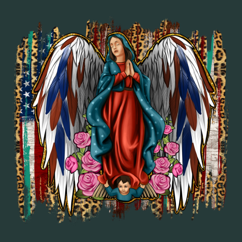 Lady Of Guadalupe 4th Of July Premium Sweatshirt by Jasminsmagicworld | Teevron