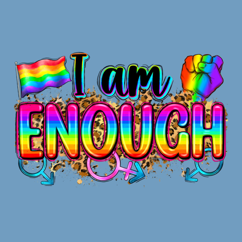 I Am Enough Urban Heavy Tee by Zillion Design Studio | Teevron