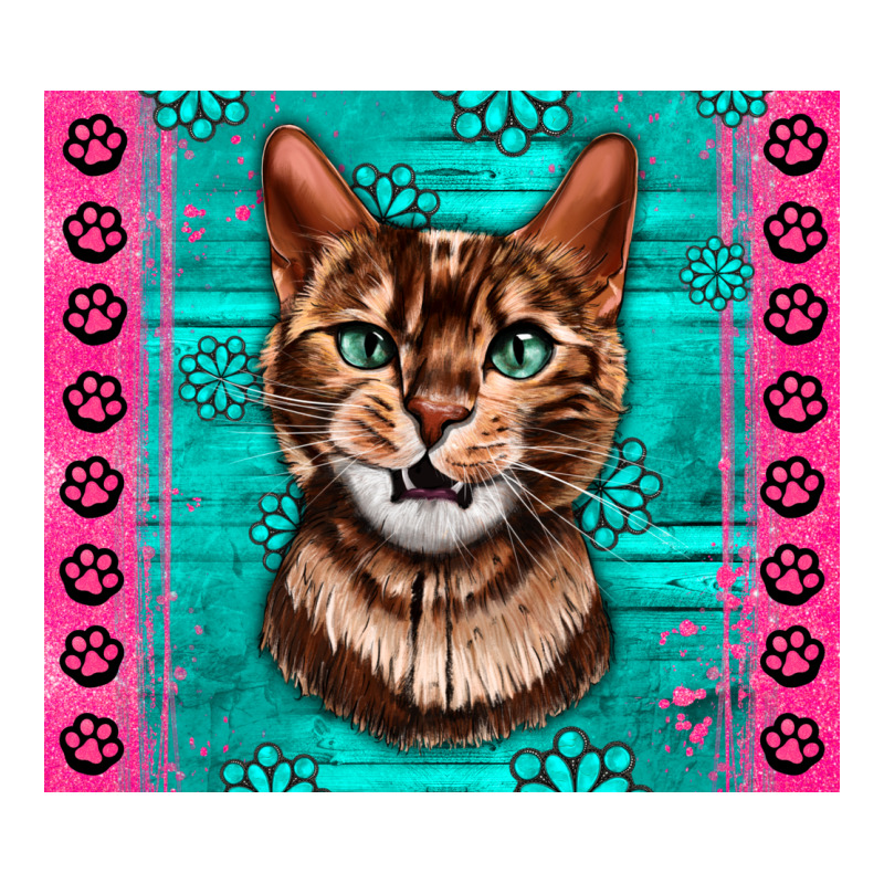 Western Bengal Cat Heavyweight Hoodie by LillyAllenDesigns | Teevron