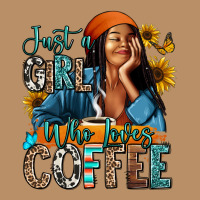 Just A Girl Who Loves Coffee Vintage Hoodie | Teevron