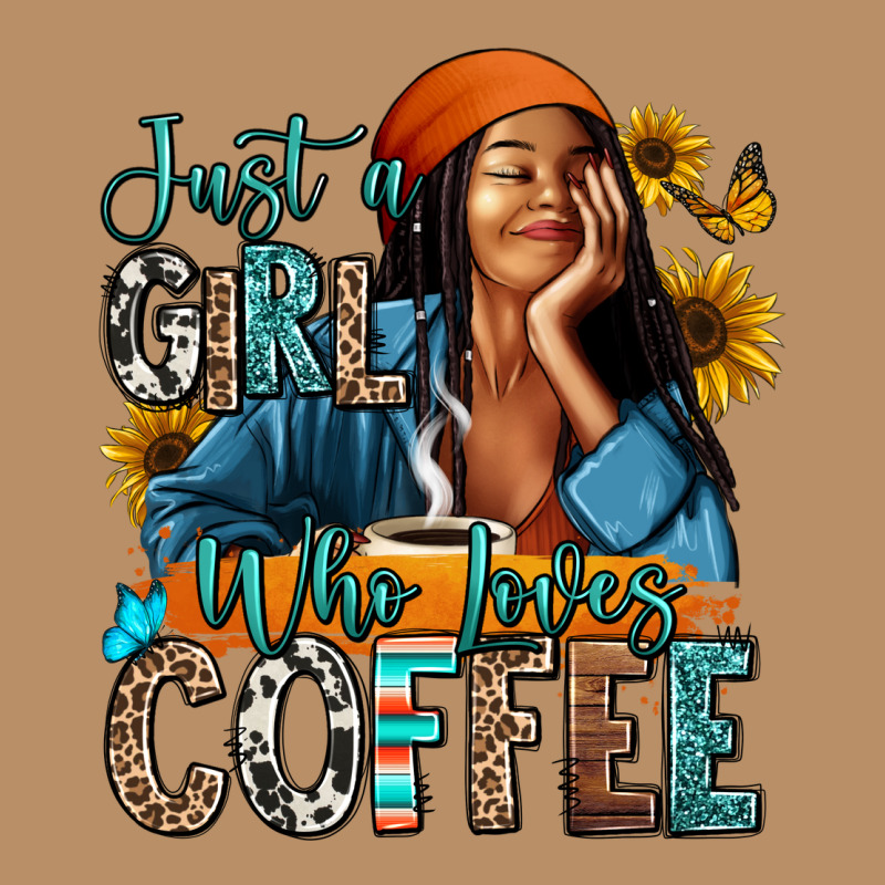 Just A Girl Who Loves Coffee Vintage Hoodie by RanaPortraitStore | Teevron