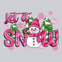 Pink Christmas Let It Snow Heavyweight Sweatshirt | Teevron