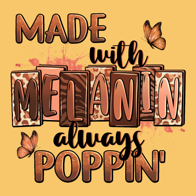 Made With Melanin Always Poppin' Vintage Hoodie by RanaPortraitStore | Teevron