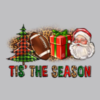 Tis The Season Christmas With Football And Santa Long Sleeve Tee | Teevron