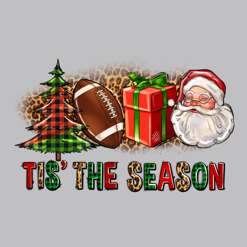 Tis The Season Christmas With Football And Santa Long Sleeve Tee by FaDigitalArtStudio | Teevron