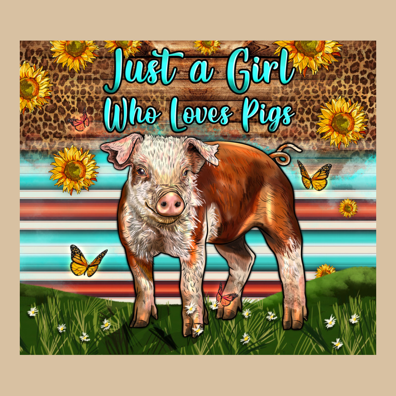 Just A Girl Who Loves Pig Heavyweight Hoodie by LillyAllenDesigns | Teevron
