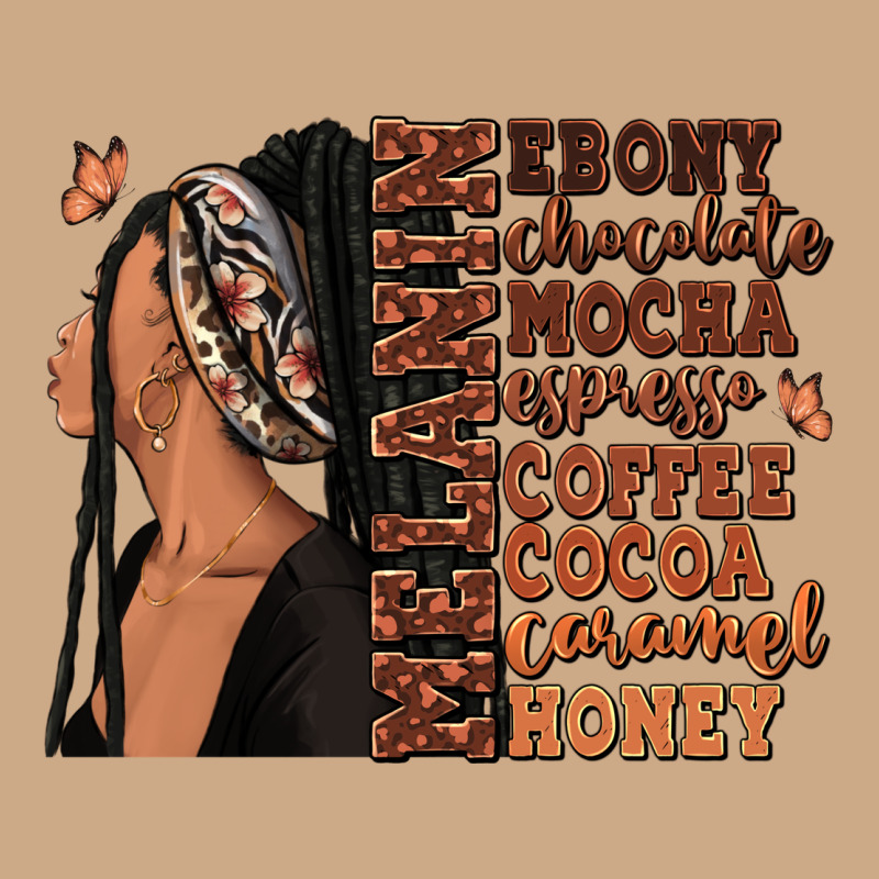 Melanin Many Shades Of Brown Afro Woman Vintage Hoodie by RanaPortraitStore | Teevron