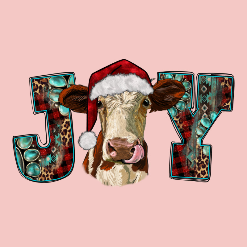 Christmas Joy With Heifer Cow Urban Heavy Tee by RanaPortraitStore | Teevron