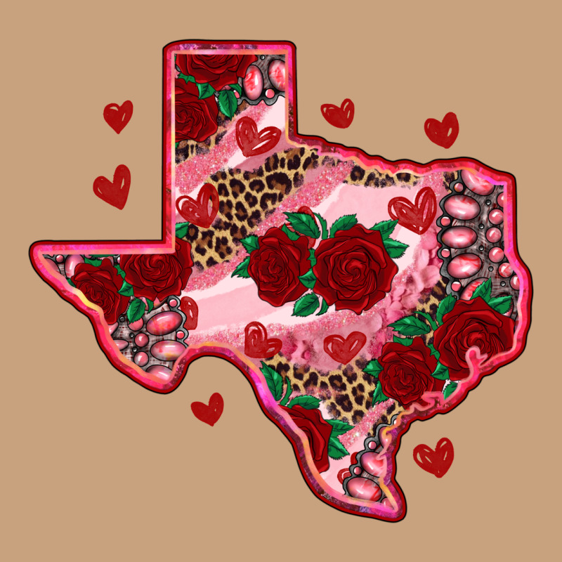 Valentine' S Day Texas Map With Roses Vintage Tee by RanaPortraitStore | Teevron