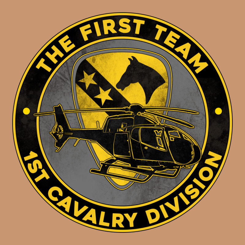 The First Team 1st Cavalry Division Heavyweight Hoodie by Jasminsmagicworld | Teevron