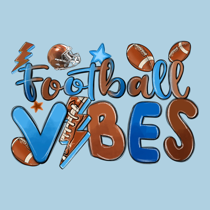 Football Vibes Premium Hoodie by MaliasSmallBusiness | Teevron