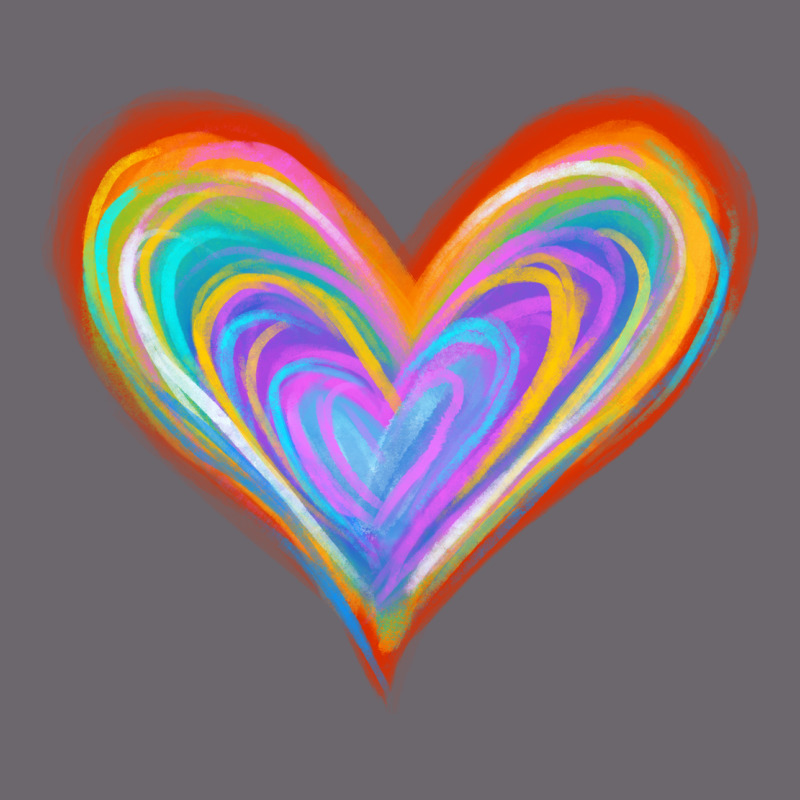 Watercolor Pride Heart Premium Sweatshirt by Jasminsmagicworld | Teevron