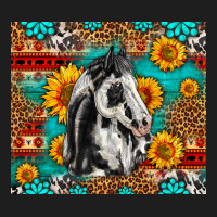 Aztec Sunflowers Horse Heavyweight Hoodie | Teevron
