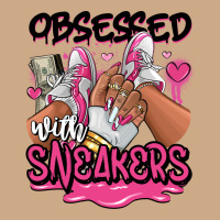 Obsessed With Sneakers Pink Afro Woman Vintage Hoodie | Teevron