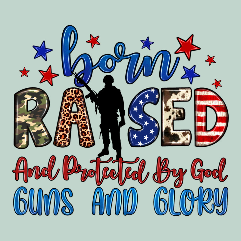 Born Raised And Protected By God Guns And Glory Zipper Hoodie by JahusDesignShop | Teevron