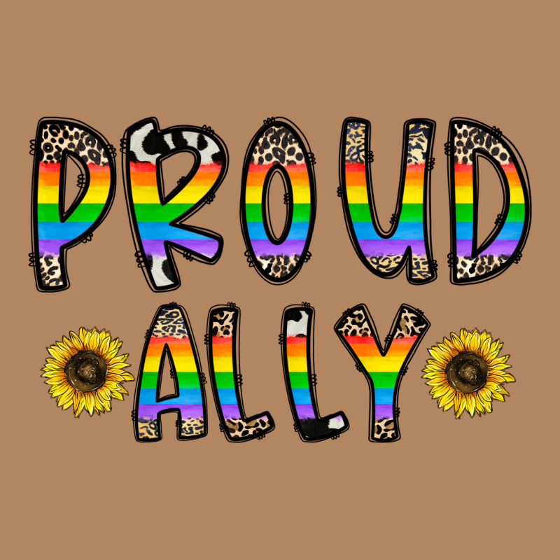 Proud Ally Long Sleeve Tee by CowhideDigitalArt | Teevron