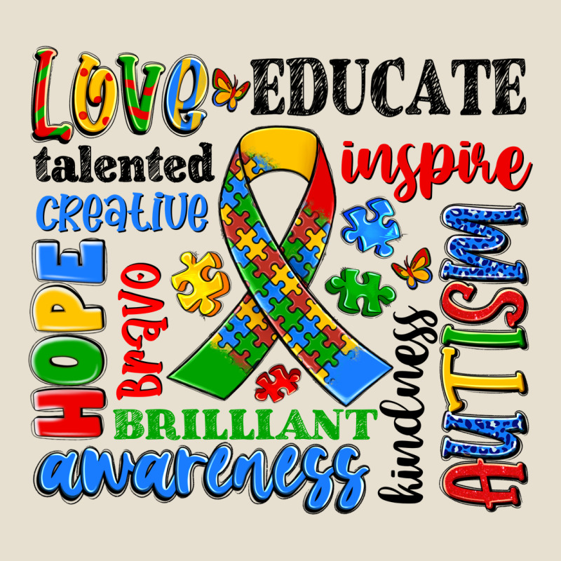 Autism Awareness Typography Urban Hoodie by Artiststas | Teevron
