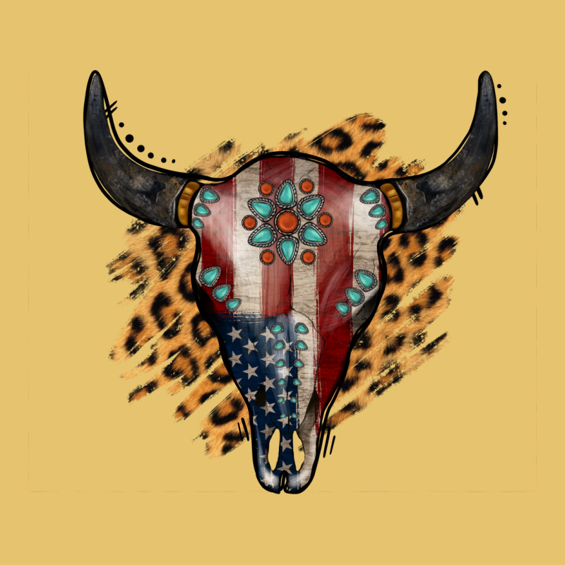 American Bull Skull Premium Sweatshirt by Jasminsmagicworld | Teevron