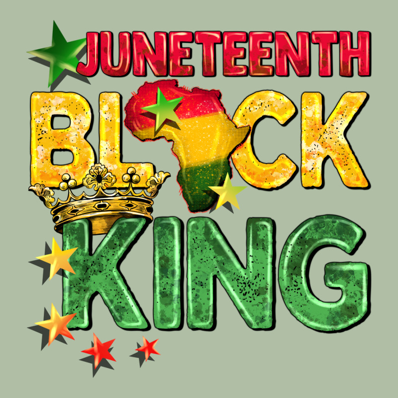 Juneteenth Black King Urban Heavy Tee by BarkalooDesign | Teevron