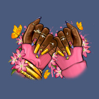 Pink Afro Nails Vintage Hoodie | Teevron