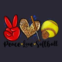 Peace Love Softball Vintage Tee | Teevron
