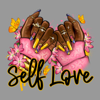 Self Love Pink Afro Nails Vintage Hoodie | Teevron
