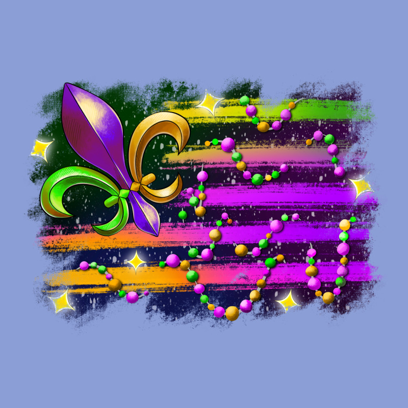 Mardi Gras Flag Long Sleeve Tee by RacoonDesign | Teevron