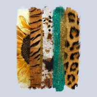 Leopard Sunflower Brush Strokes Premium Sweatshirt | Teevron