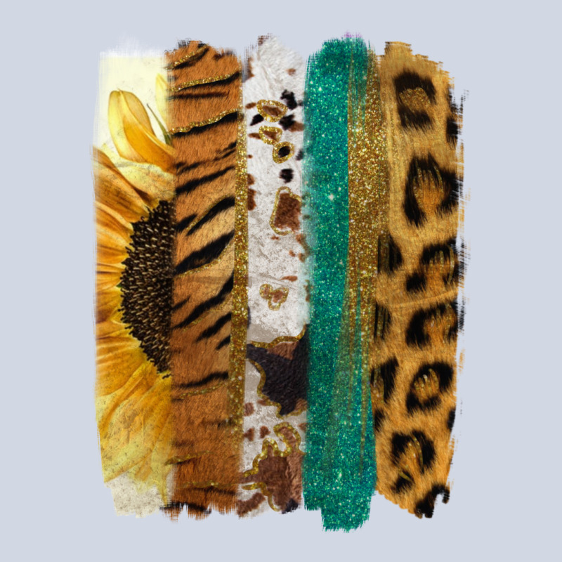 Leopard Sunflower Brush Strokes Premium Sweatshirt by Jasminsmagicworld | Teevron