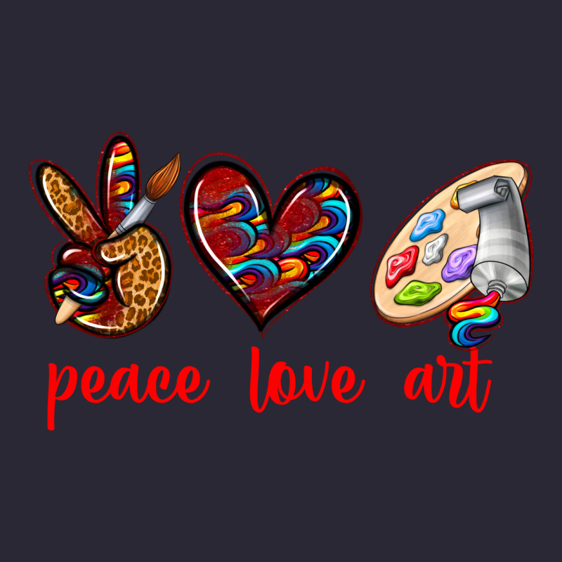 Peace Love Art Vintage Tee by texasbilliewilder | Teevron