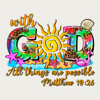 With God All Things Are Possible Summer Zipper Hoodie | Teevron