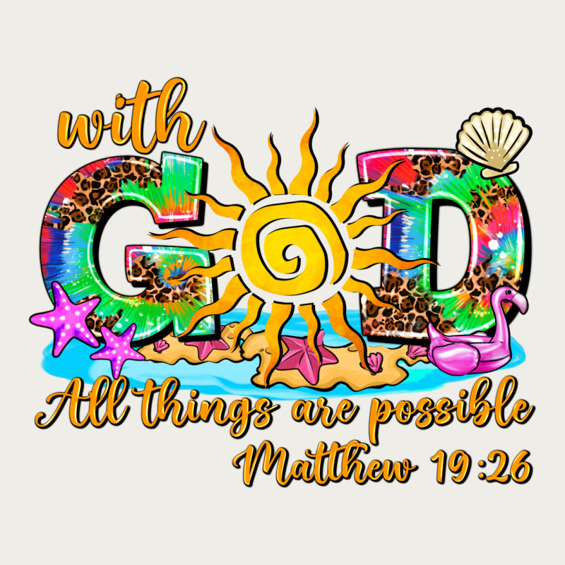 With God All Things Are Possible Summer Zipper Hoodie by AdoDesignShop | Teevron