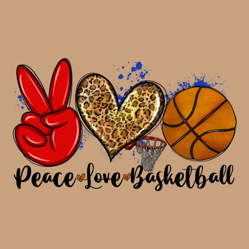 Peace Love Basketball Vintage Tee by Zillion Design Studio | Teevron