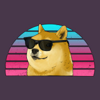 Doge Coin Bitcoin Hodl Retro Sunset Heavyweight Hoodie | Teevron