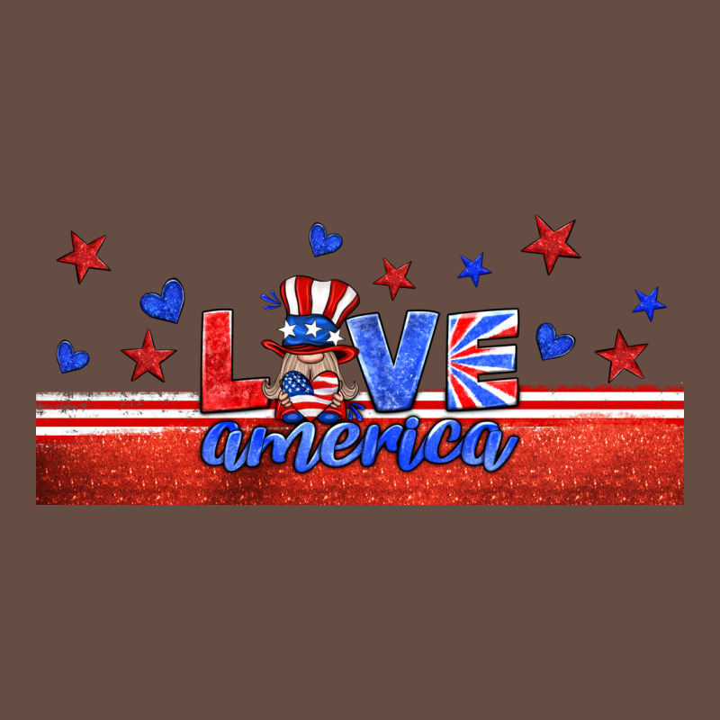 Love America Gnome Libbey Cup Long Sleeve Tee by HRA Design Shop | Teevron