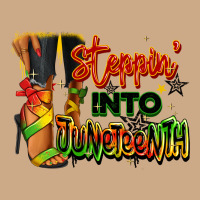 Steppin' Into Juneteenth Black Fashion Girl Vintage Hoodie | Teevron