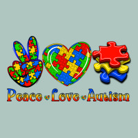 Peace Love Autism Premium Sweatshirt | Teevron